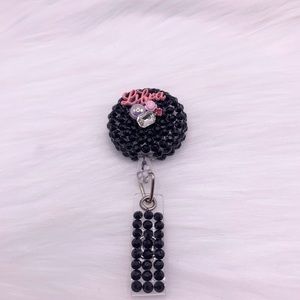 Zodiac Bling Badge Holder- Libra